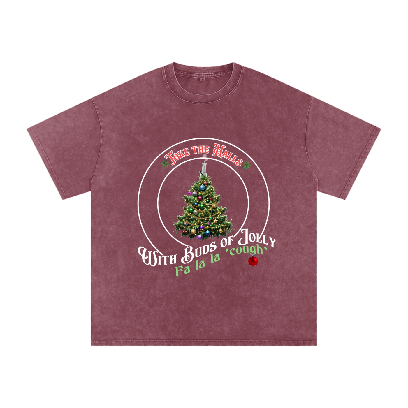 Toke The Halls 420 T-Shirt - Image 4