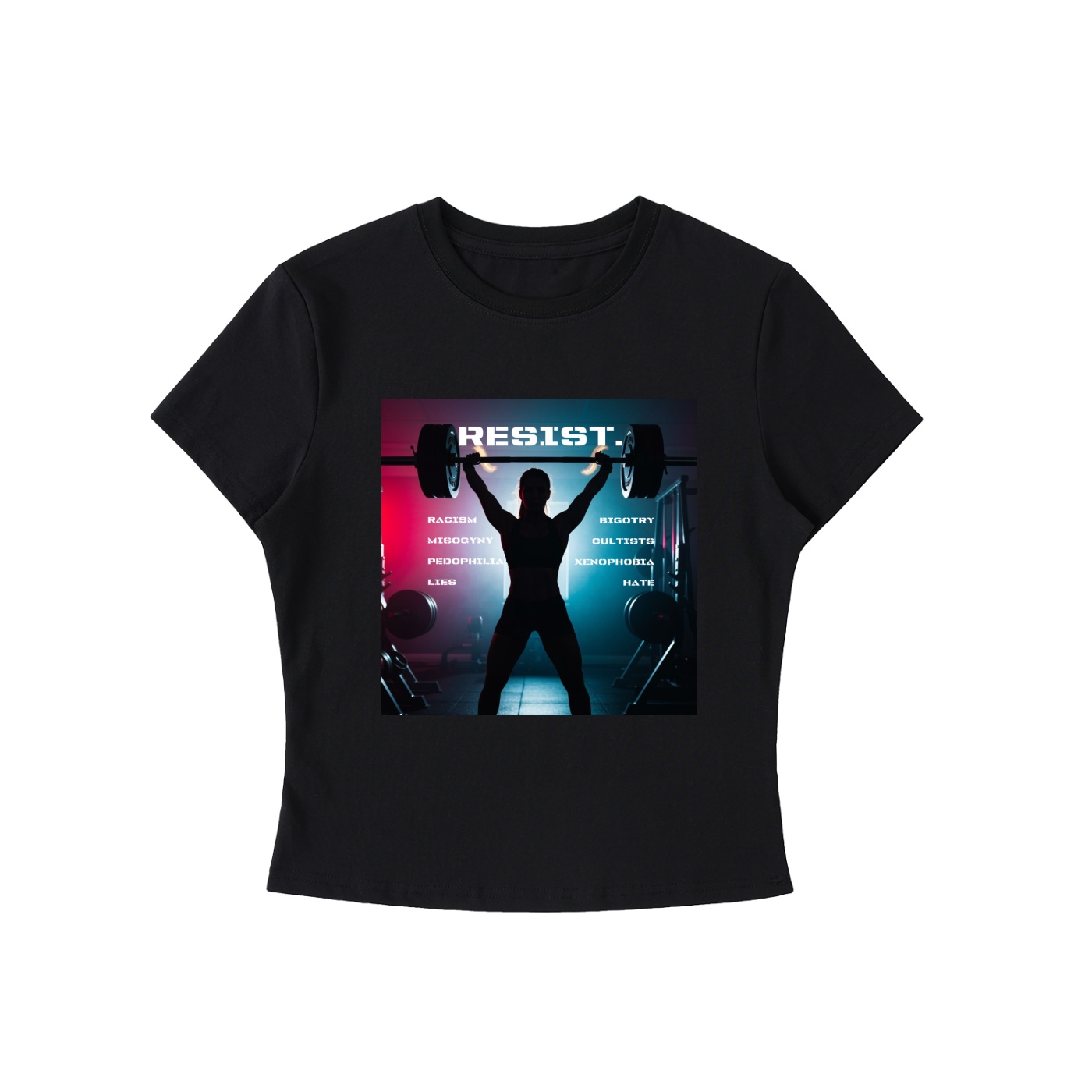 Resist T-shirt for Women White - Image 3